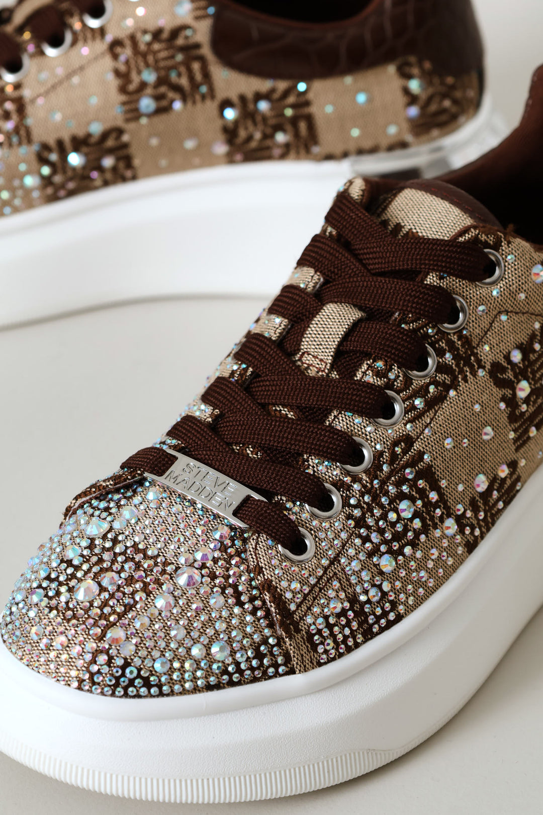 Glider Momgram Sneaker - Brown