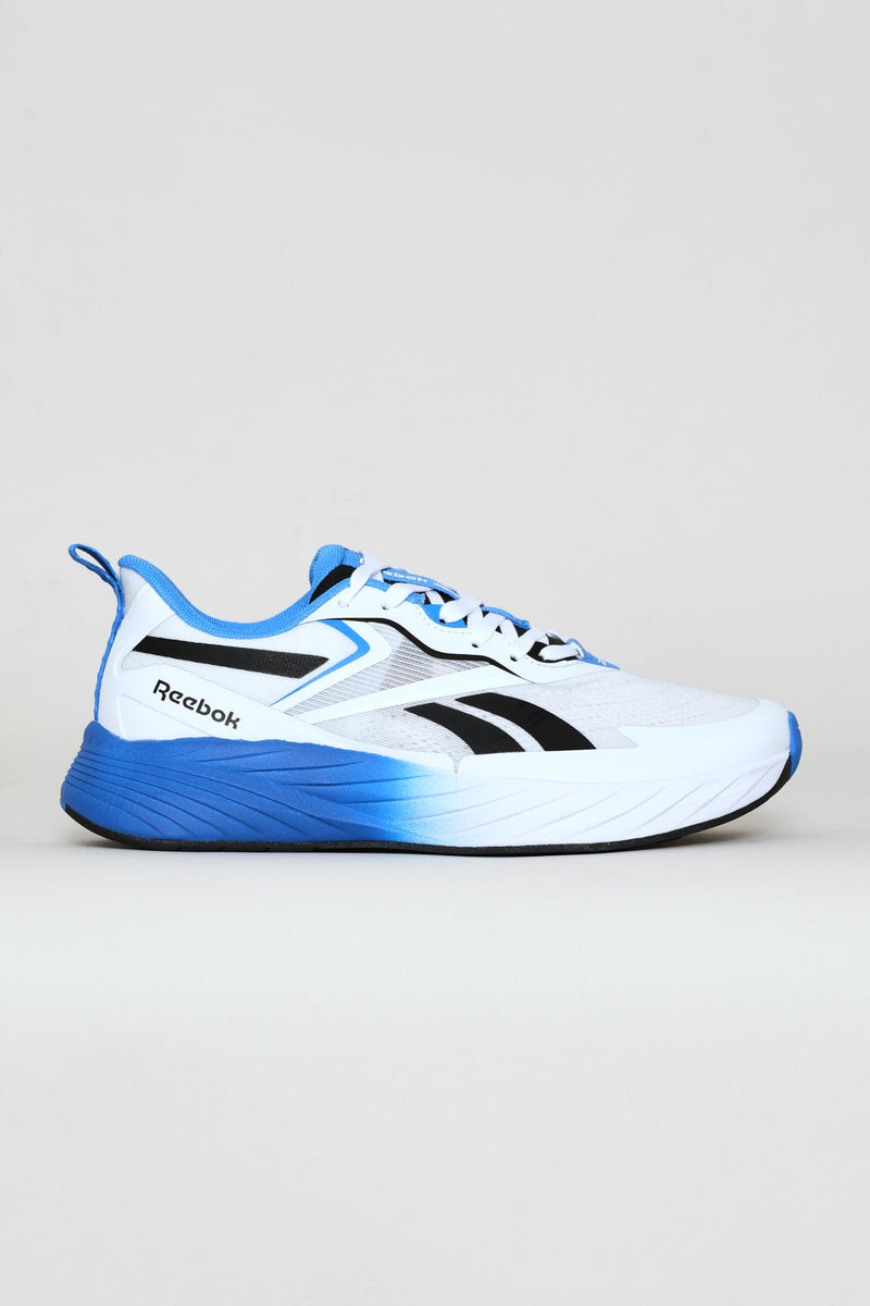 Verse Lace Up Trainer - White/Blue
