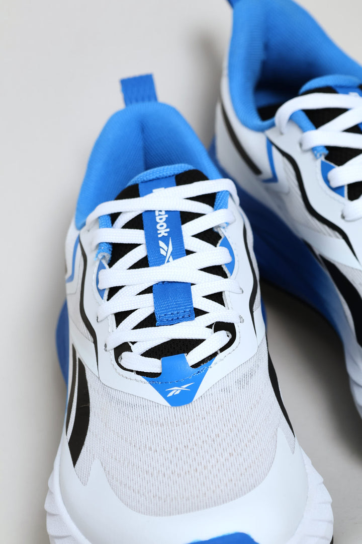 Verse Lace Up Trainer - White/Blue