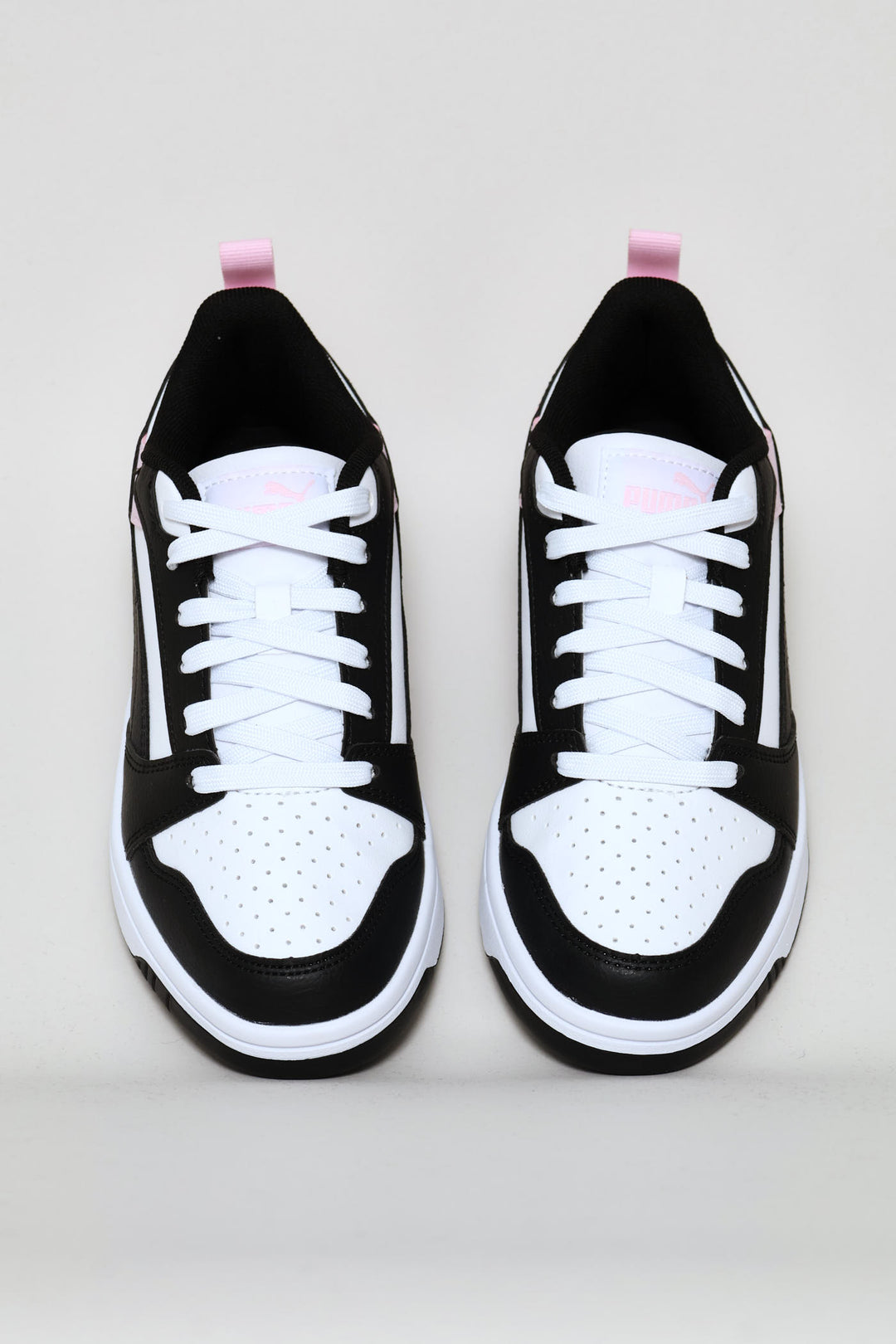 Girls Rebound V6 Lo Sneaker - Black/Pink