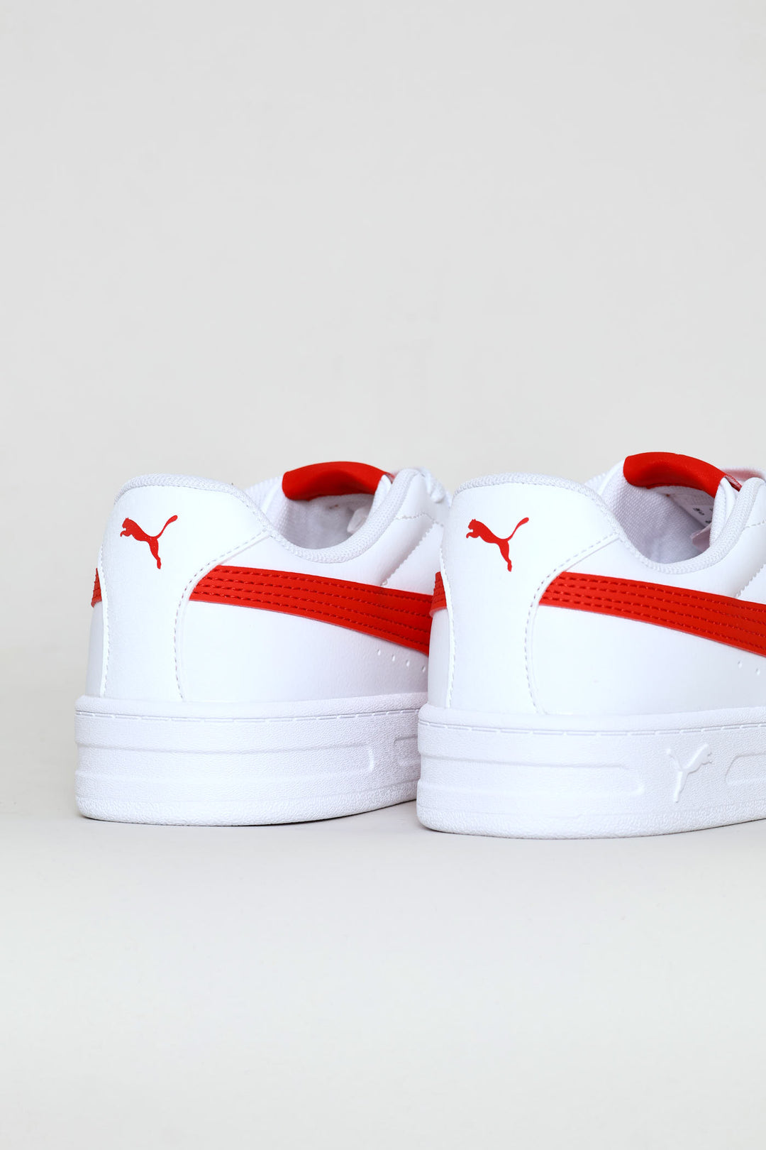 Boys Court Classic Clean Jr Sneaker - White/Red