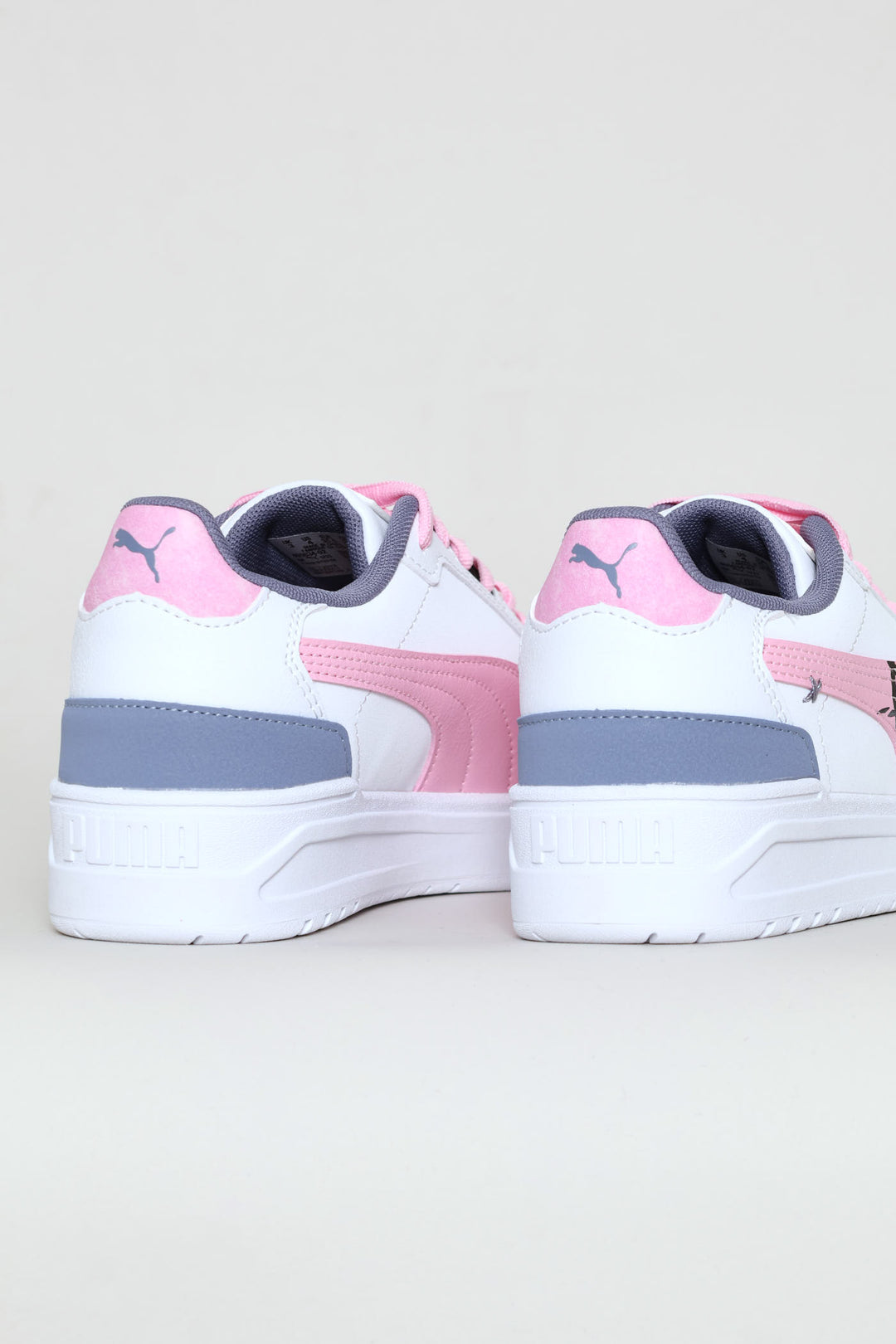 Girls Shuffle Downtown Lo Mid 90S Sneaker - White/Pink