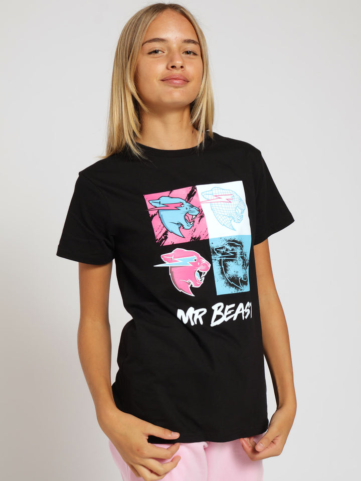 Mr Beast Tee - Black