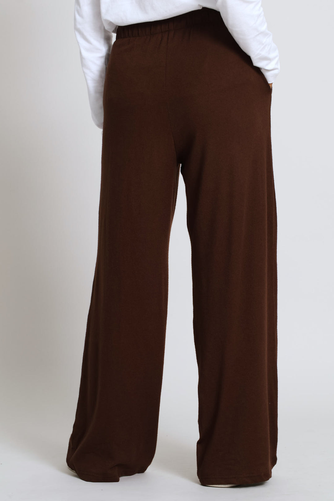 Luxe Leisure Wide Leg Pant - Chocolate