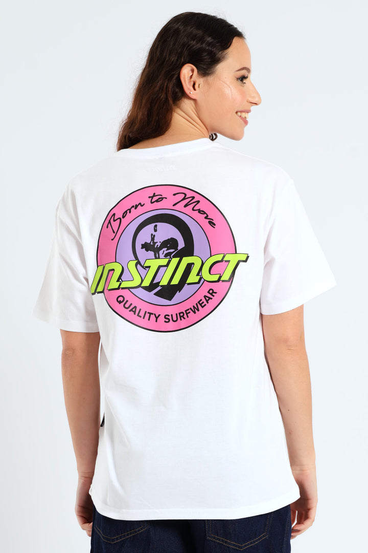 Bubble Gum Tee - White