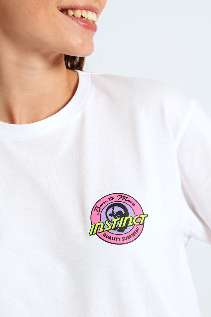 Bubble Gum Tee - White