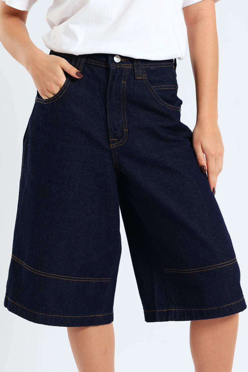 Denim Jort - Ink