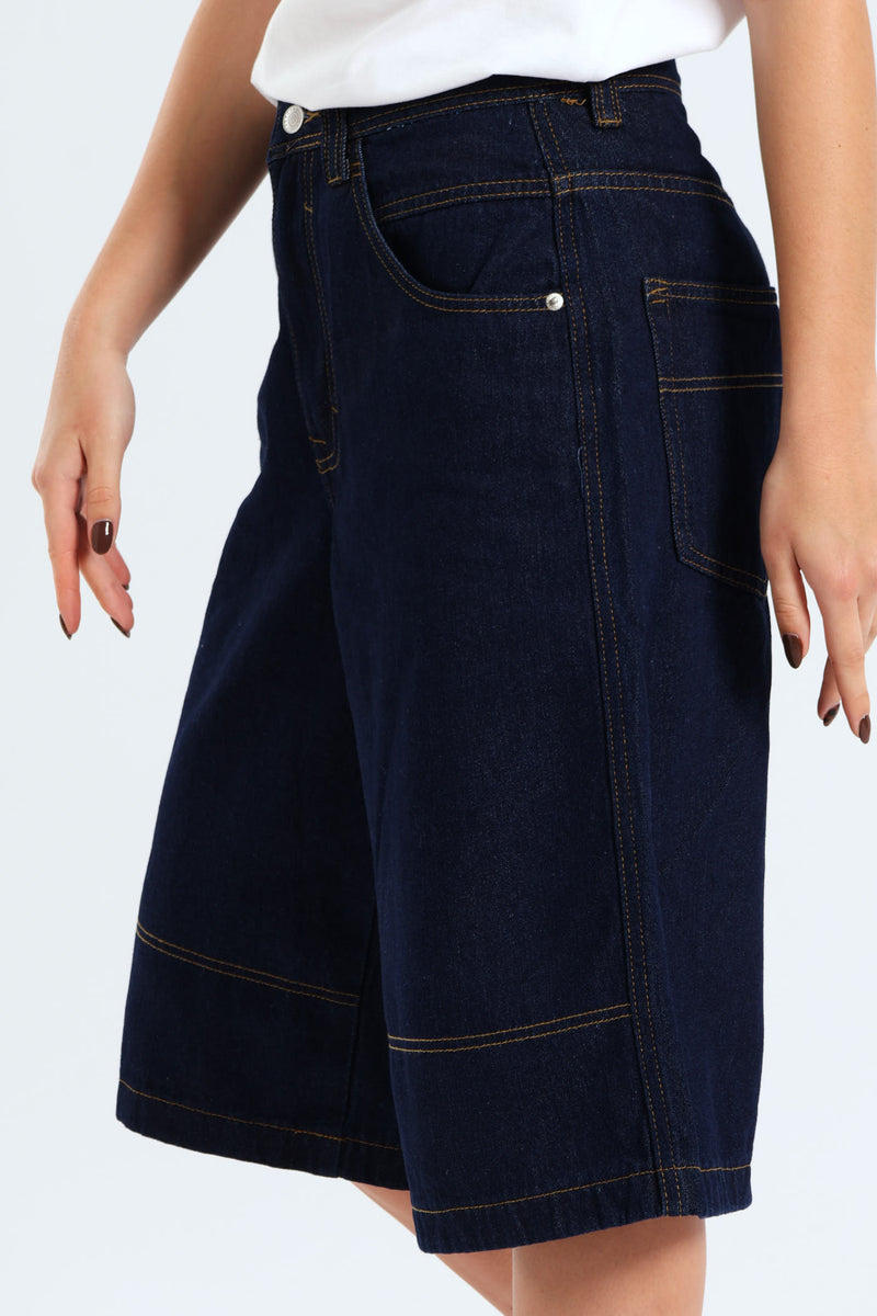 Denim Jort - Ink