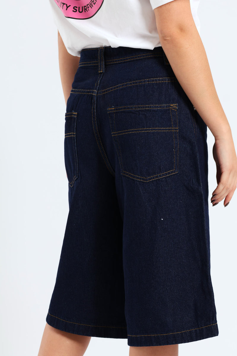 Denim Jort - Ink