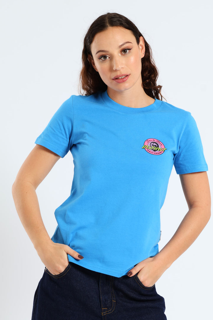 Bubble Gum Tee - Blue