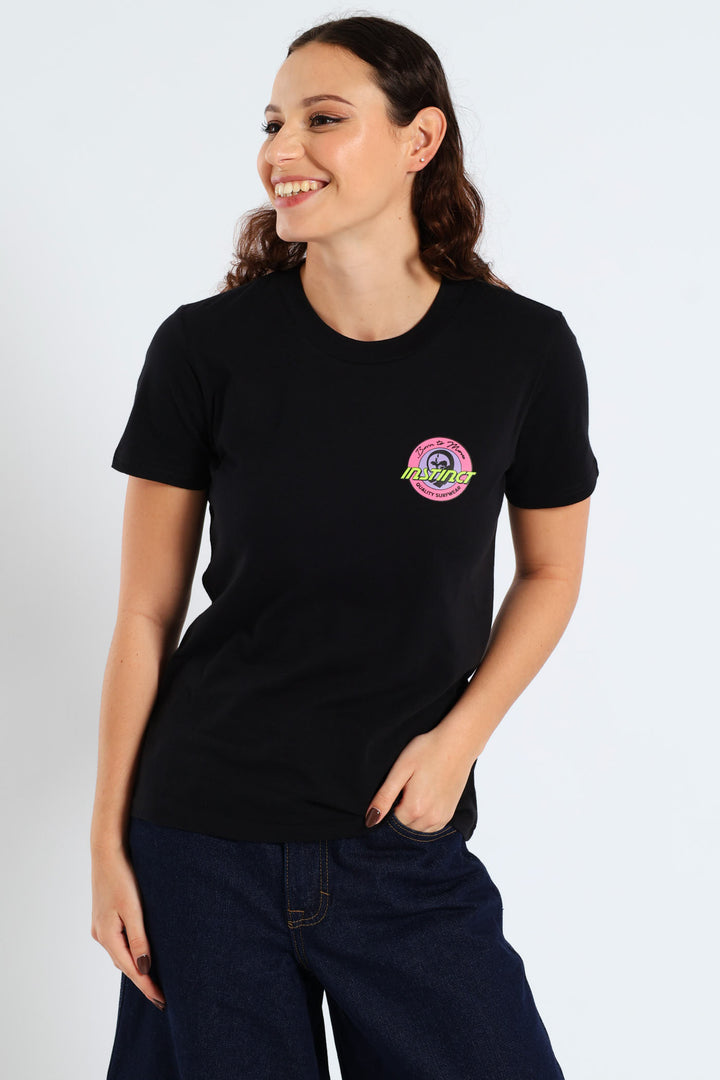 Bubble Gum Tee - Black