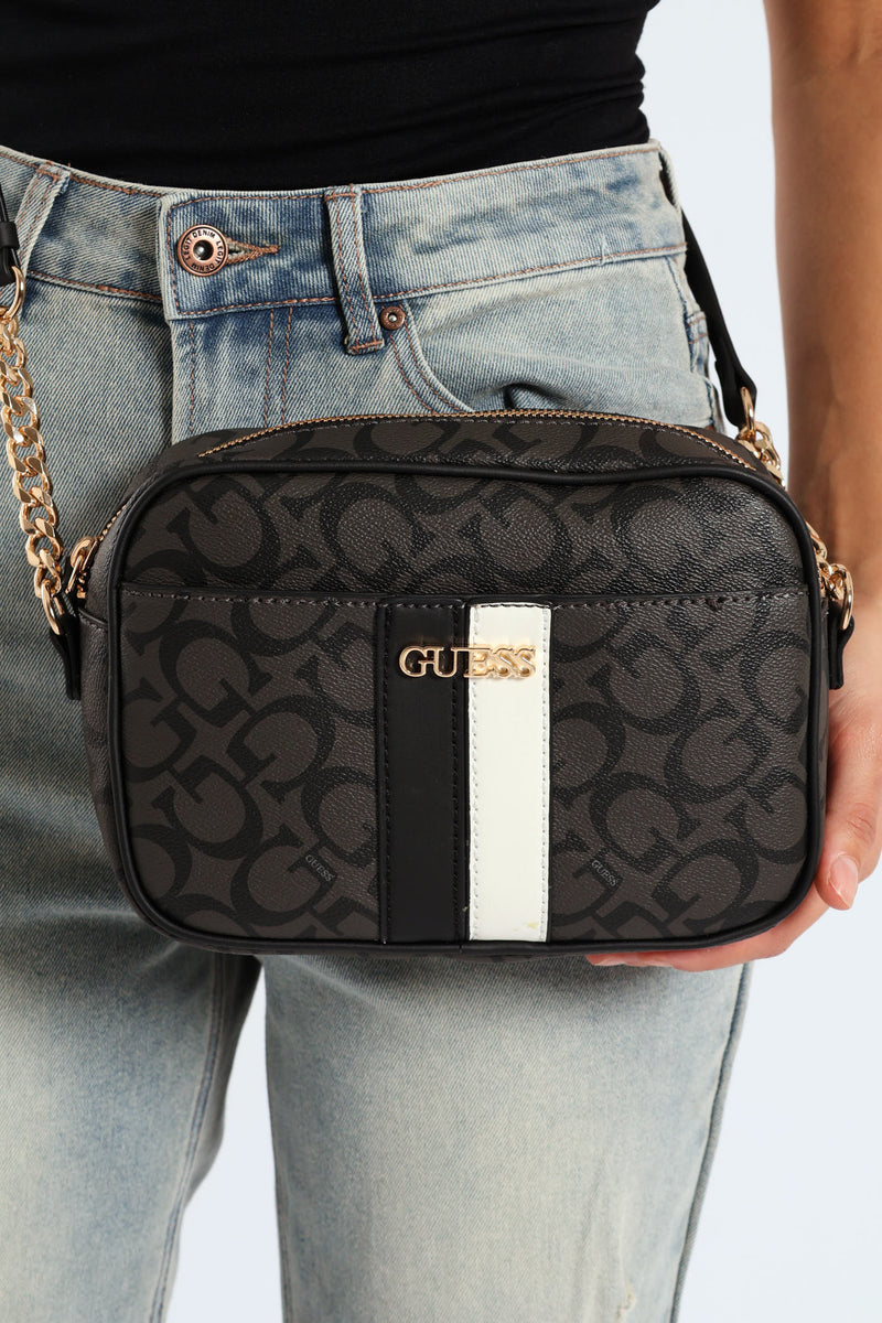 Kerry Crossbody Top Zip Bag - Charcoal