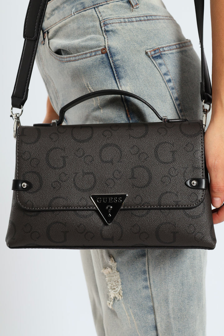 Marlena Top Handle Crossbody Bag - Charcoal