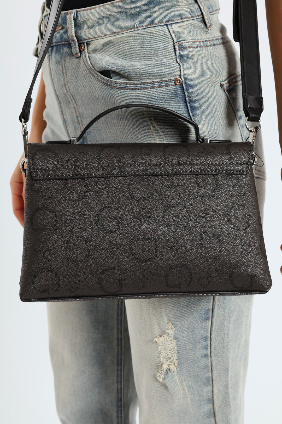 Marlena Top Handle Crossbody Bag - Charcoal