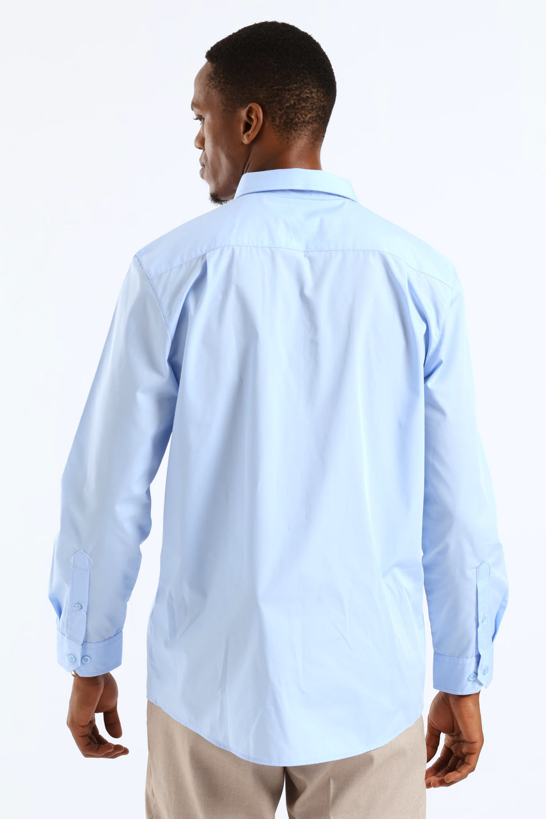 Easy Care Long Sleeve Shirt - Light Blue