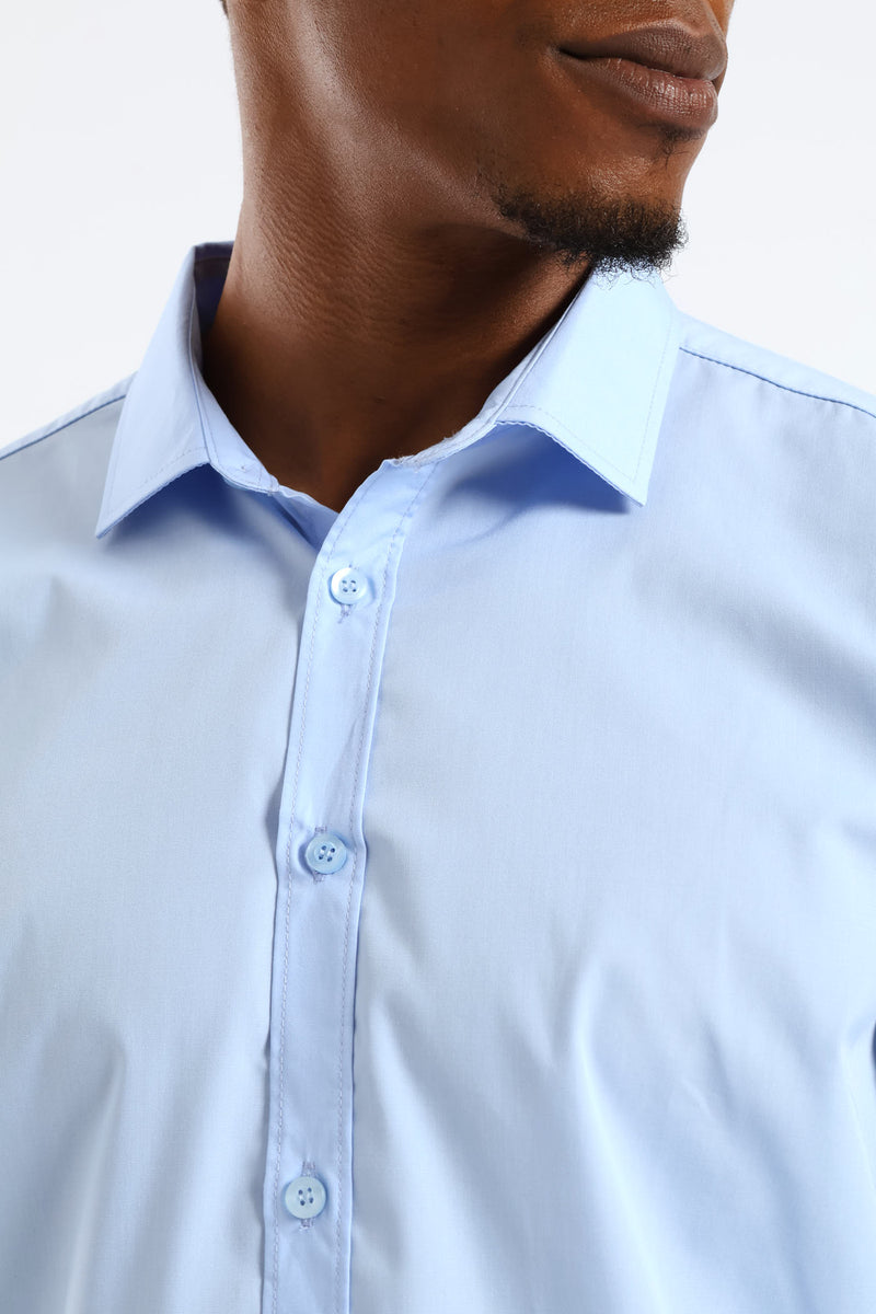 Easy Care Long Sleeve Shirt - Light Blue