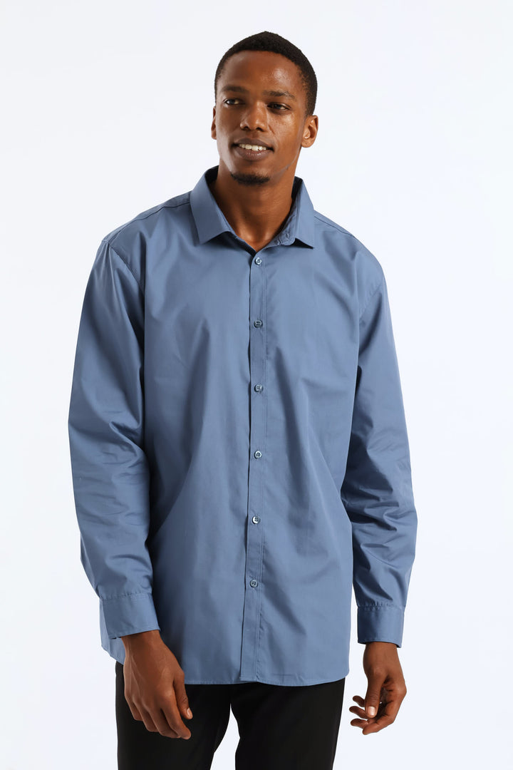 Easy Care Long Sleeve Shirt - Petrol
