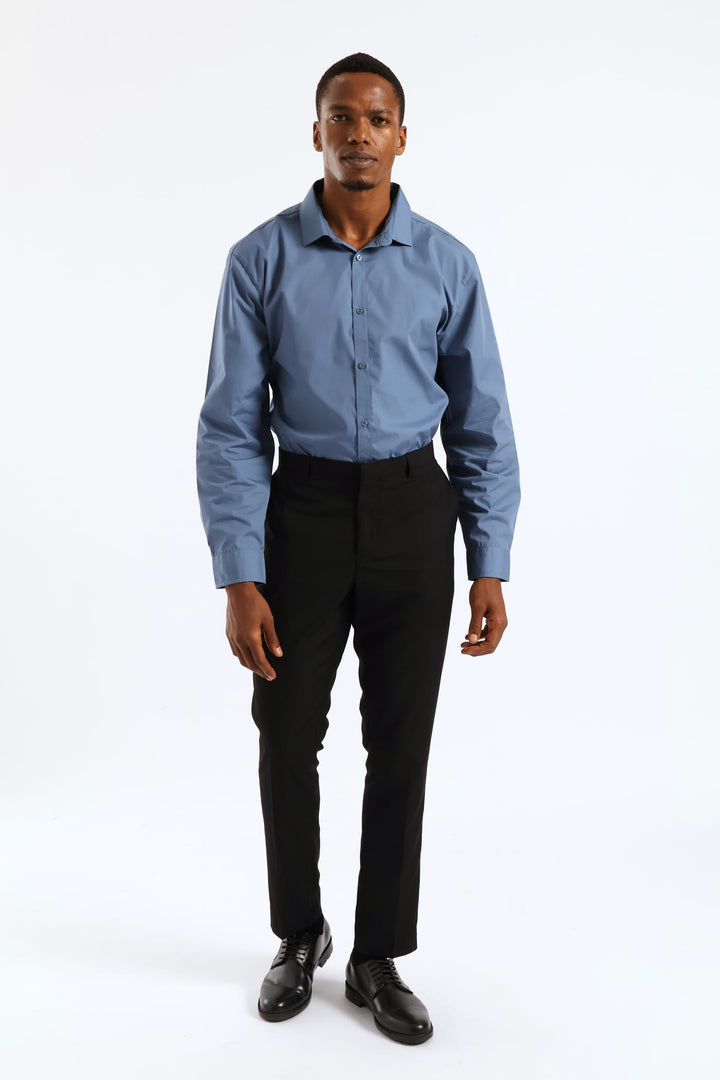 Easy Care Long Sleeve Shirt - Petrol