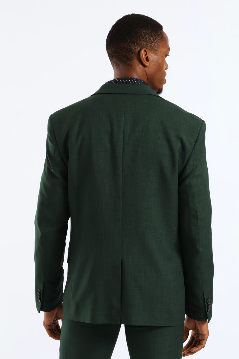 Slim Fit Essential Suit Jacket - Olive