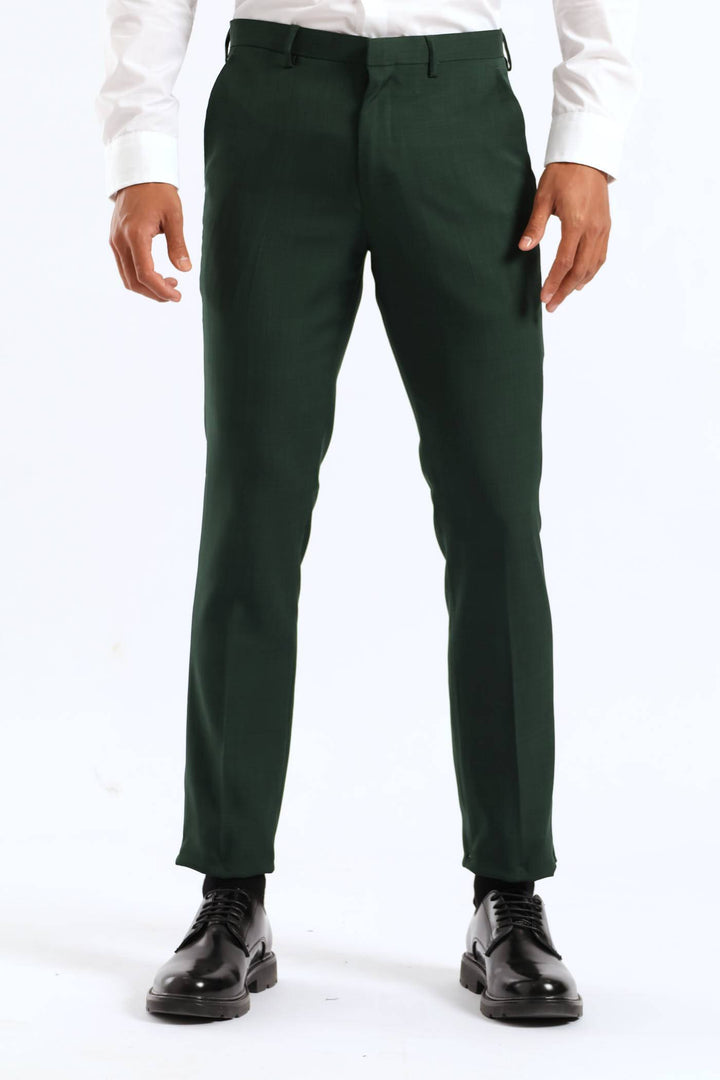 Slim Fit Essential Suit Trouser - Olive