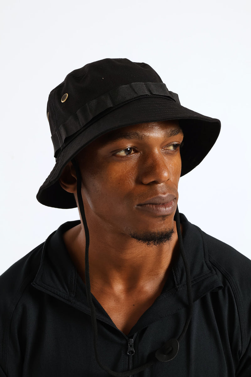 Draw String Bucket Hat - Stone
