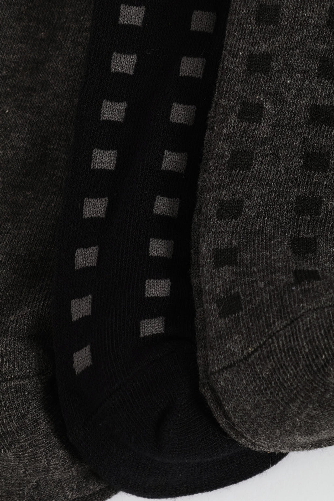 3 Pack Fashion Anklet Socks - Grey