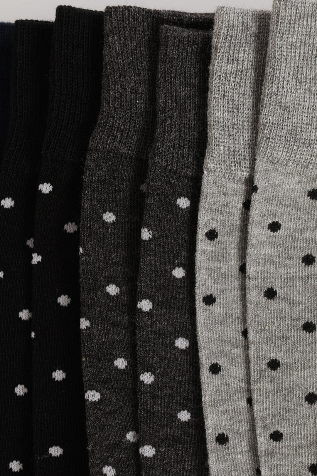 5 Pack Anklet Socks - Bright Blue/Grey