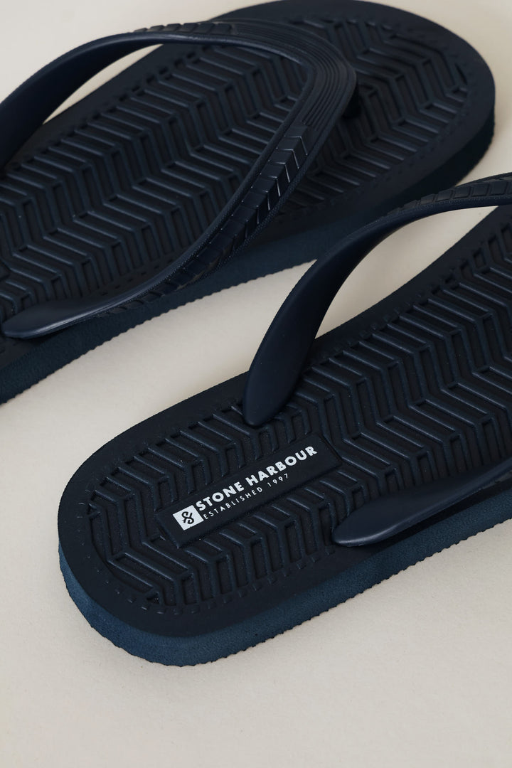 Basic Eva Flip Flops - Navy