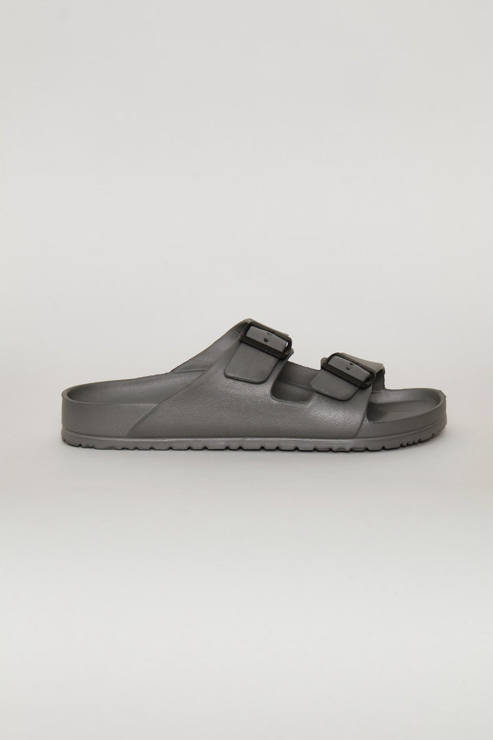 Blown Eva Double Buckle Sandal - Grey