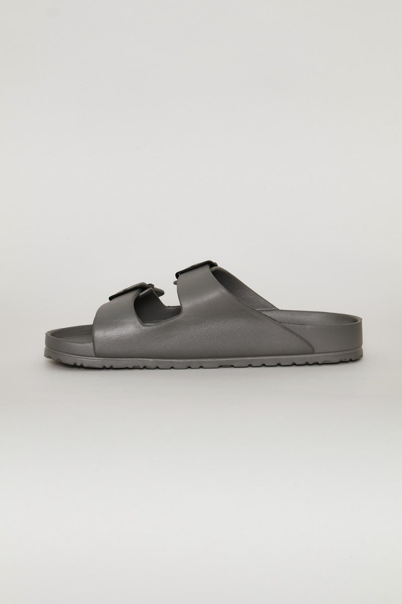 Blown Eva Double Buckle Sandal - Grey