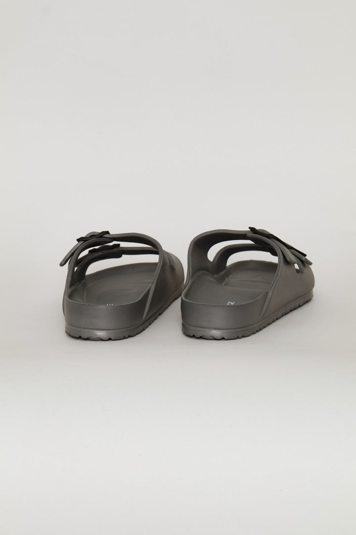 Blown Eva Double Buckle Sandal - Grey
