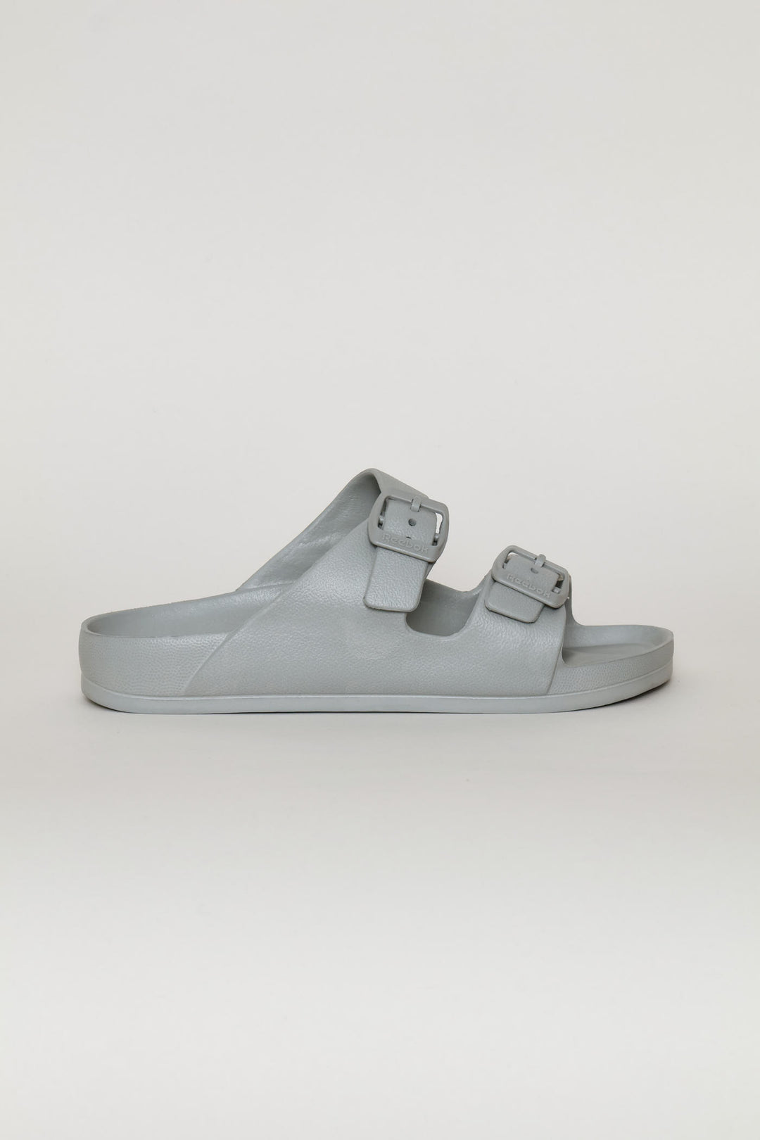 Double Buckle Slide - Grey