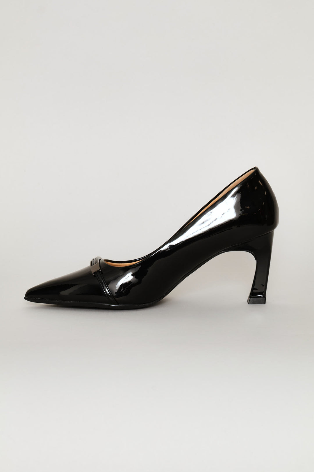 Buckle Strap Heel - Black