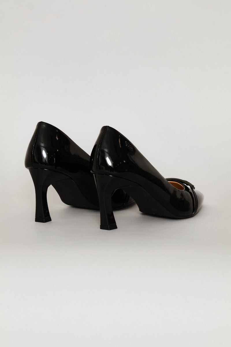 Buckle Strap Heel - Black