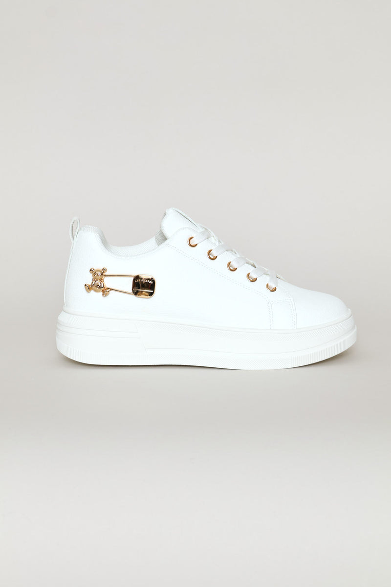 Plimsole Sneaker - White