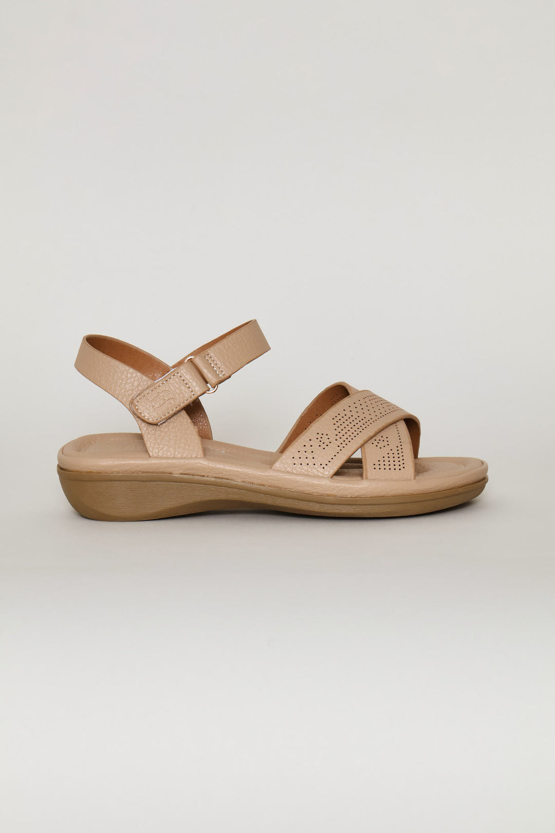 Shaped Leisure Sandal - Taupe