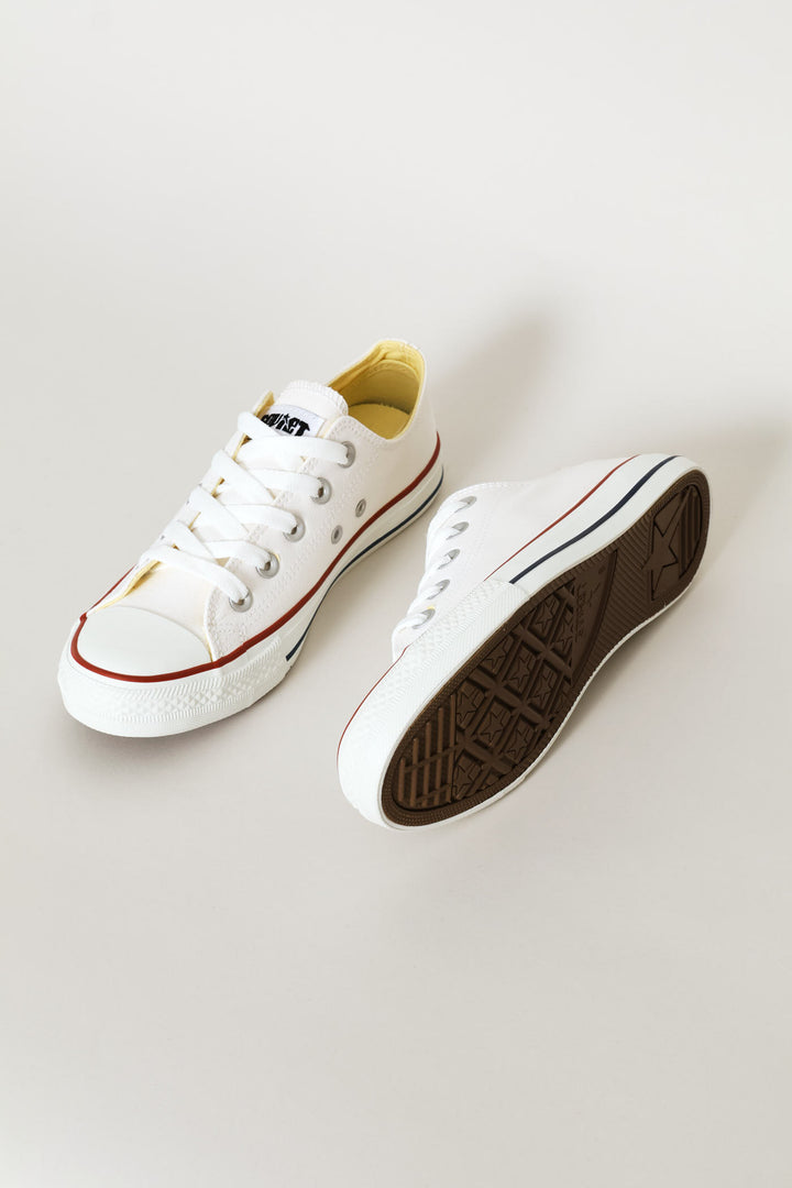 Basic Canvas Low Cut Lace Up Sneaker - White