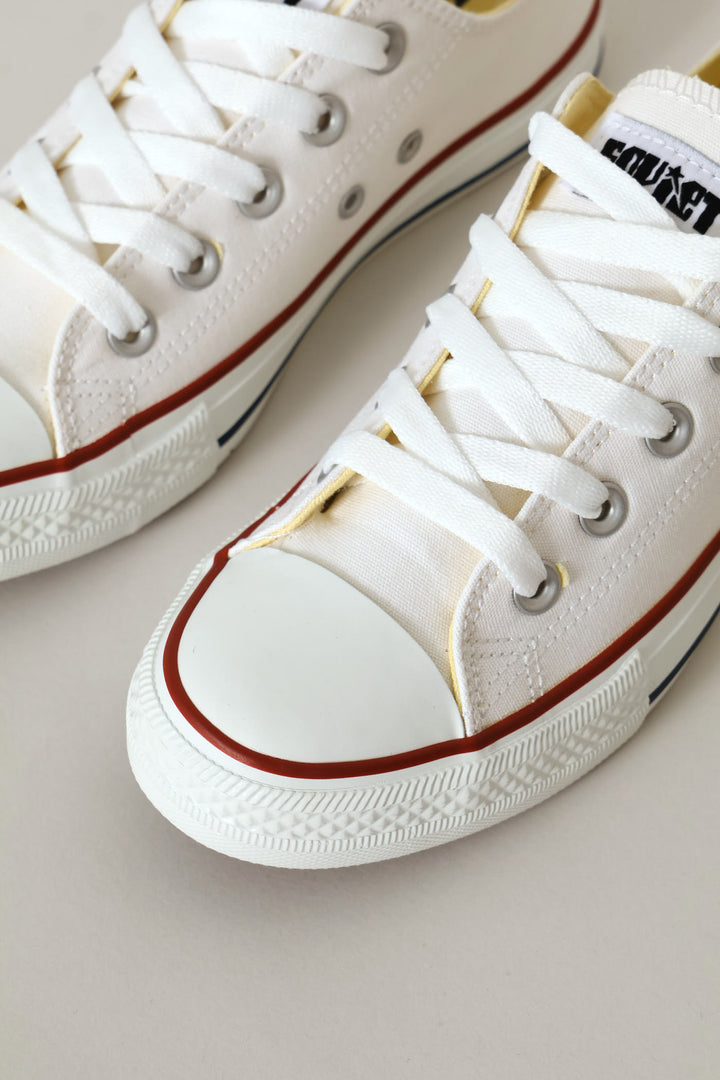 Basic Canvas Low Cut Lace Up Sneaker - White