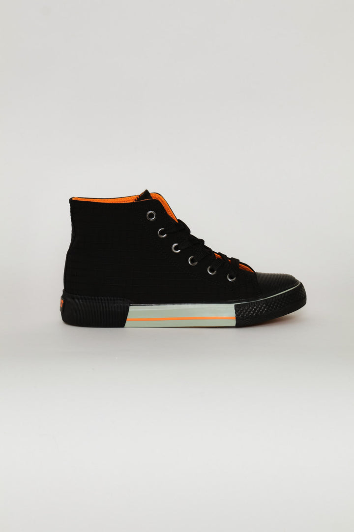 Boys Meta Hitop Sneaker - Black