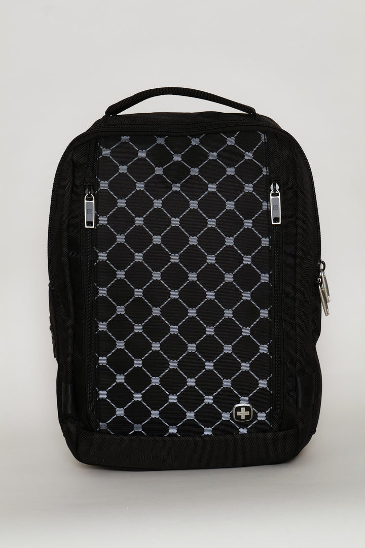 Pattern Backpack - Black
