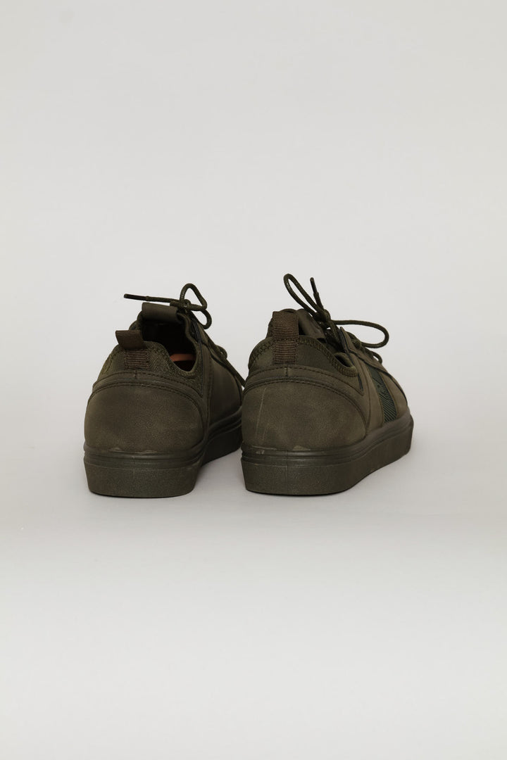 Boys Mono Sneaker - Olive