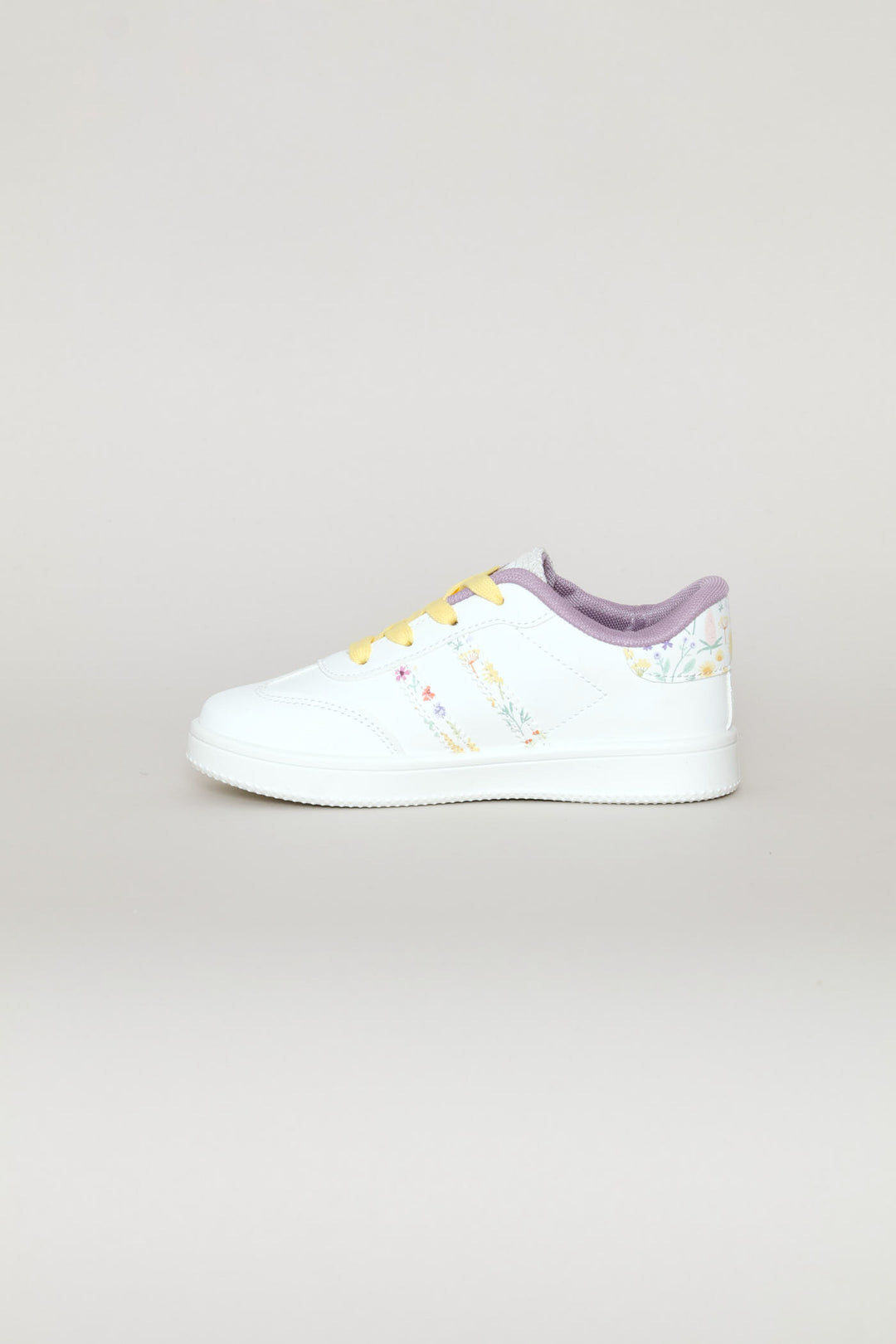 Pre-Girls Isla Floral Sneaker - White