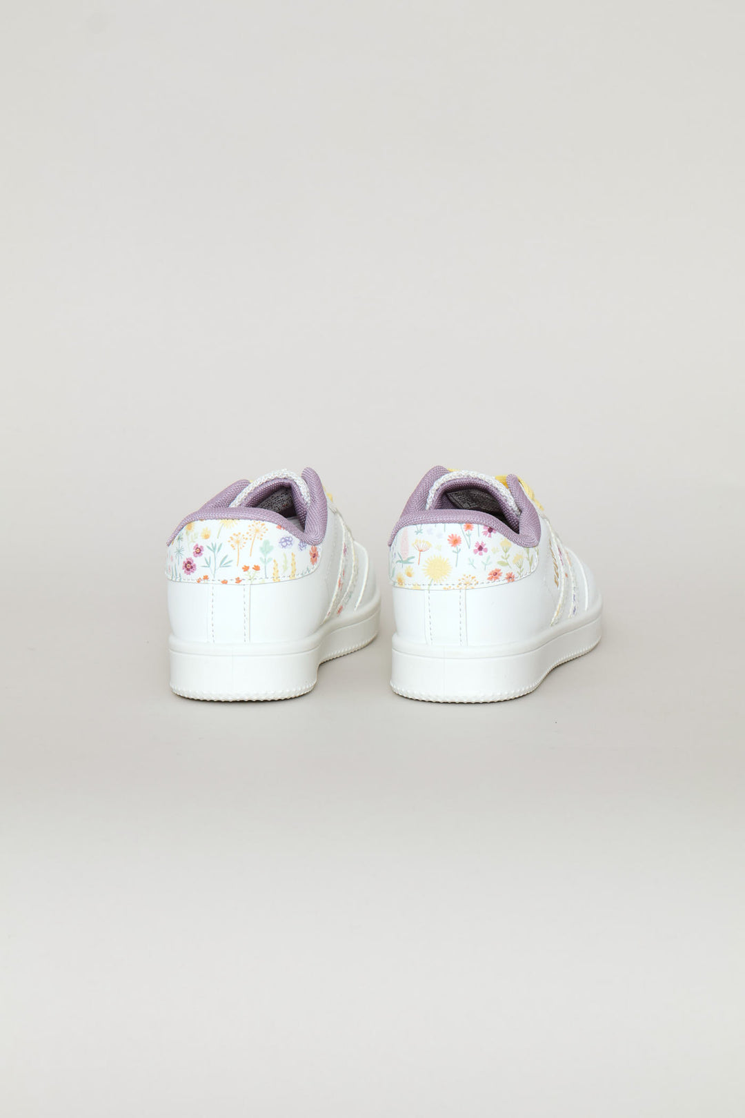 Pre-Girls Isla Floral Sneaker - White