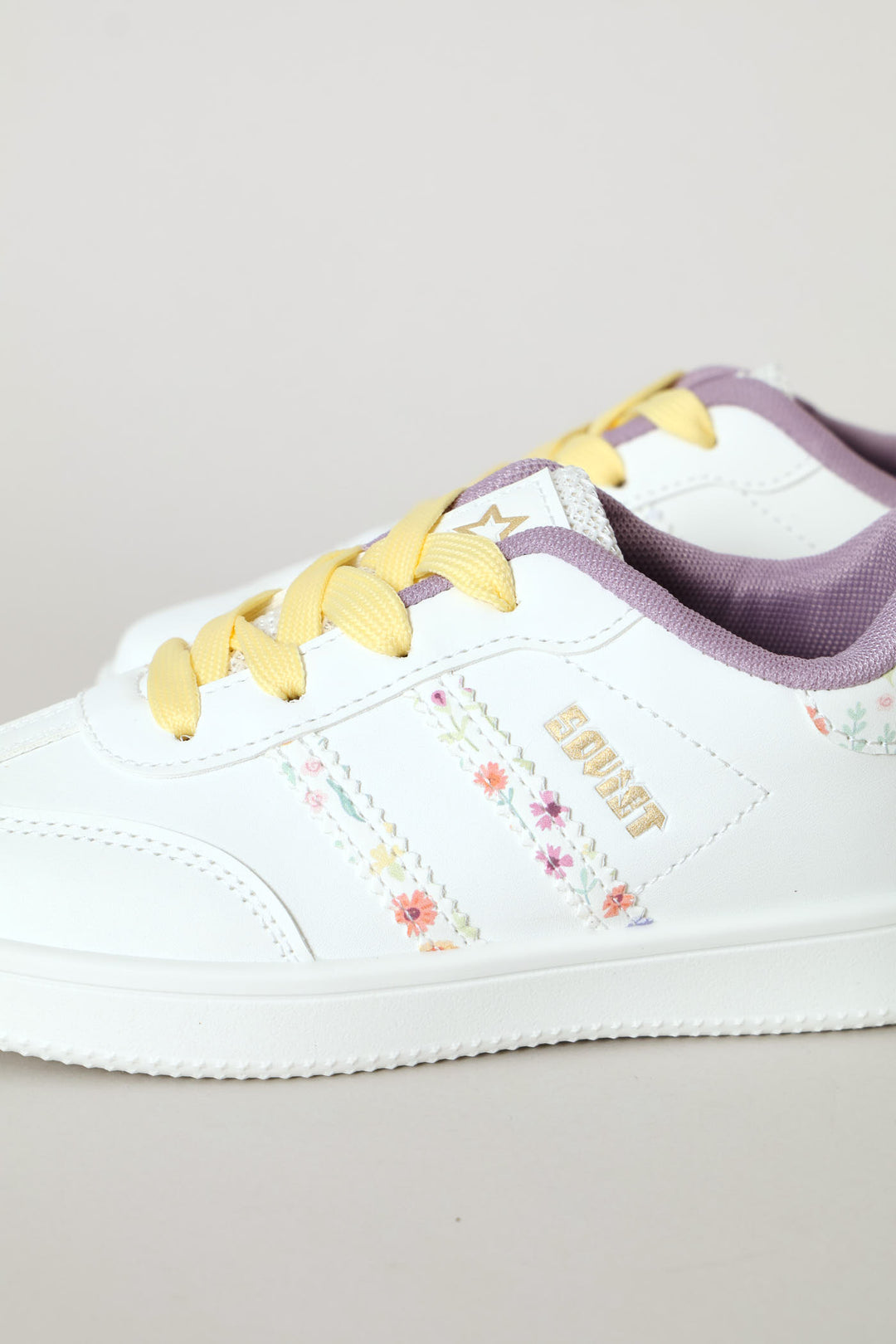 Pre-Girls Isla Floral Sneaker - White