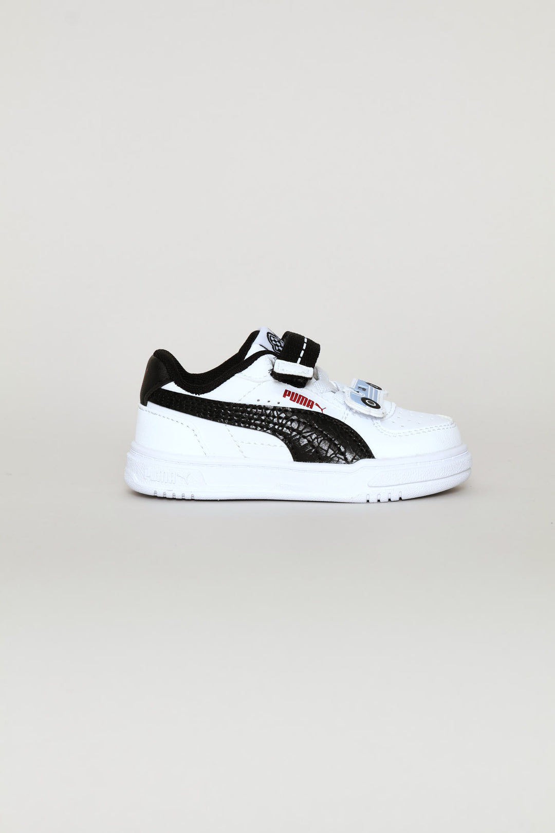 Pre-Boys Caven Racing Crew Ac+ Sneaker - White/Black