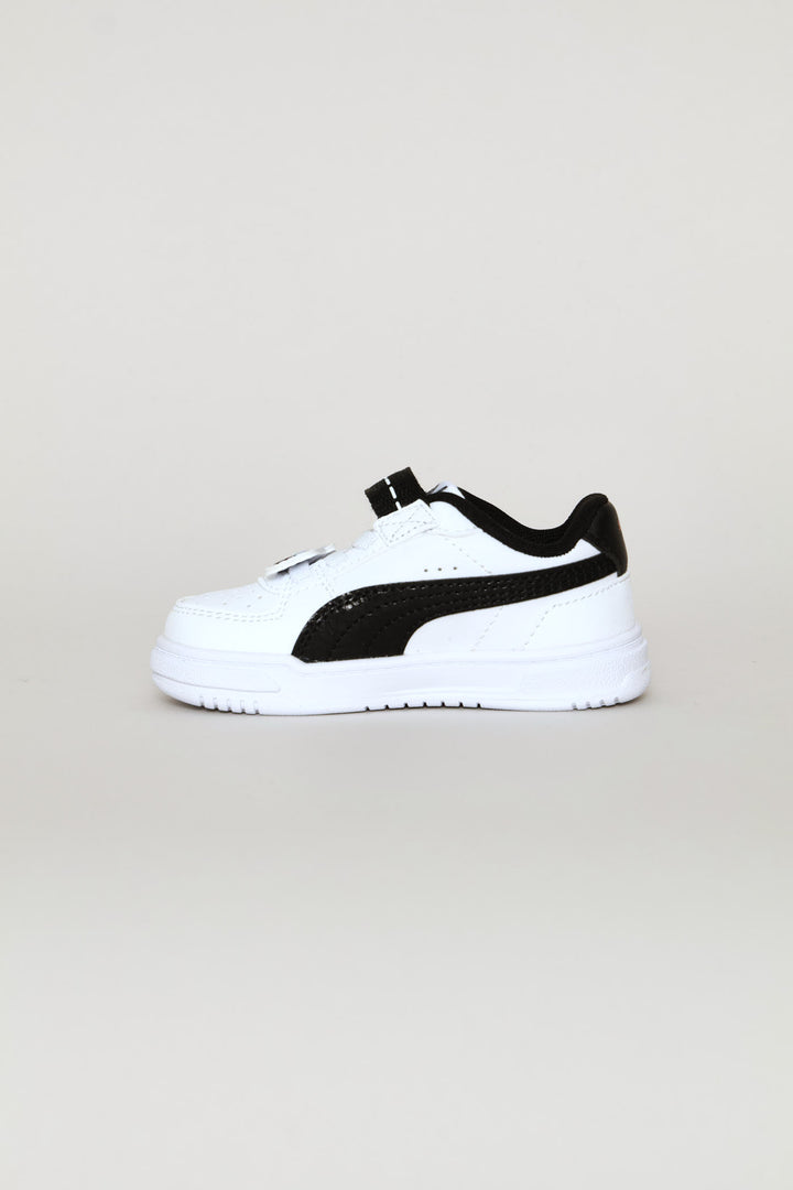 Pre-Boys Caven Racing Crew Ac+ Sneaker - White/Black
