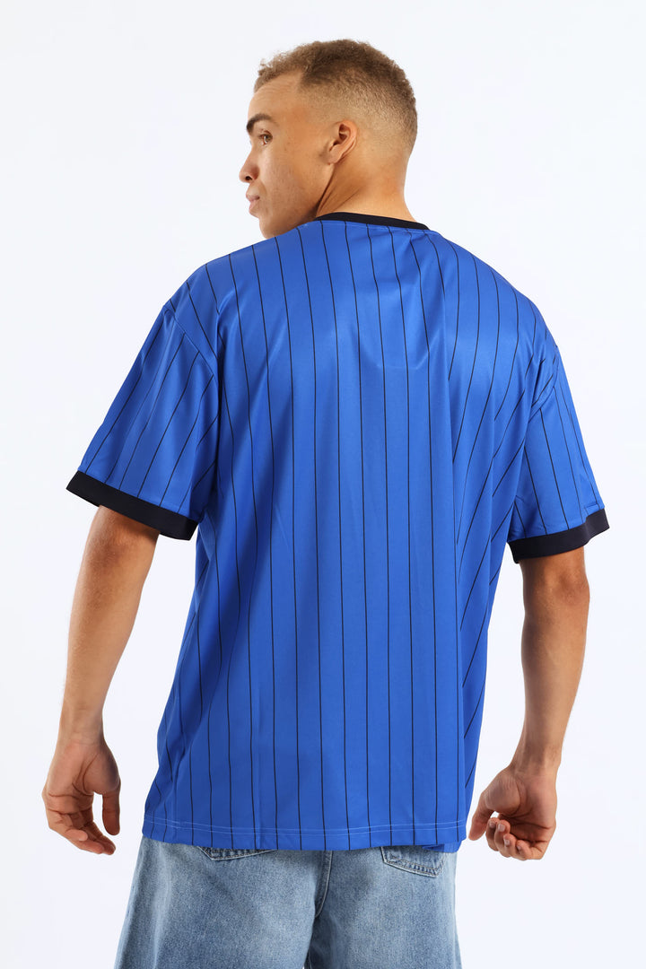 Essential Striped Jersey - Blue