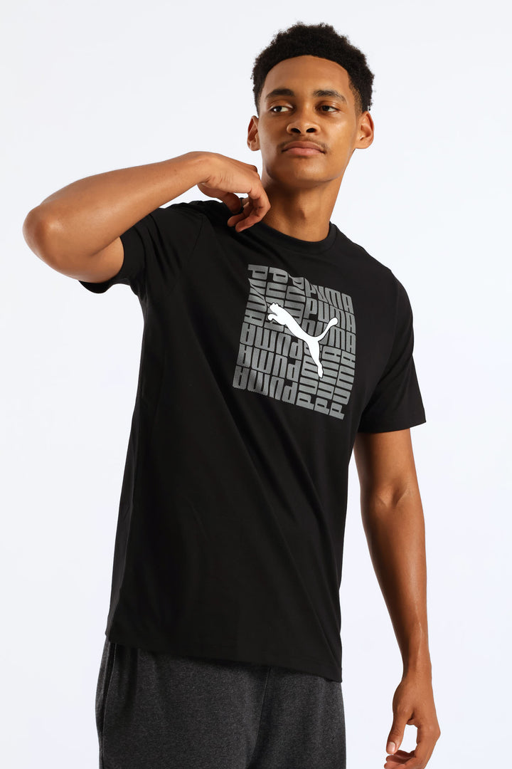 Graphic Box Tee - Black