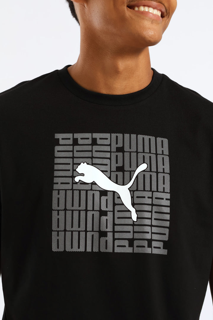 Graphic Box Tee - Black