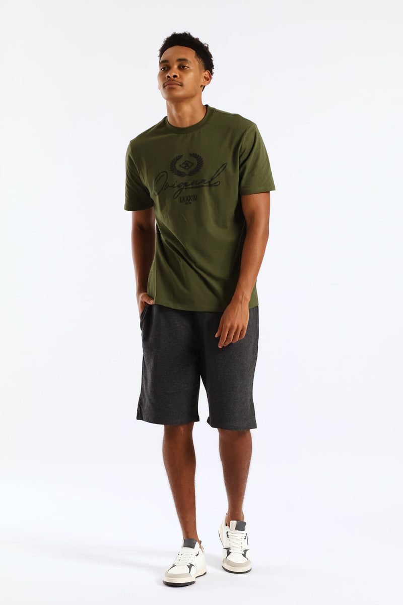 Original Basic Print Tee - Fatigue